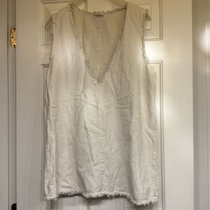Silence and Noise Off-White Linen Dress!